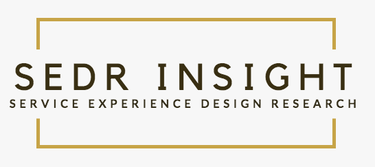 SEDR Insight logo, dark grey text with a dark gold pencil line surround